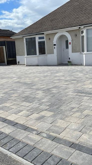 driveway project completed in stoke on trent