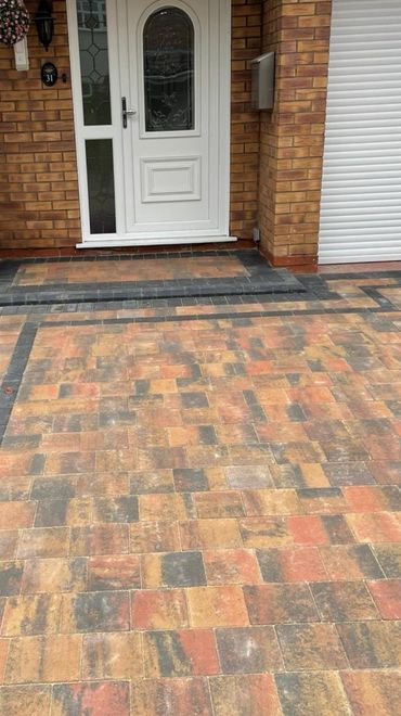 driveway project completed in stoke on trent