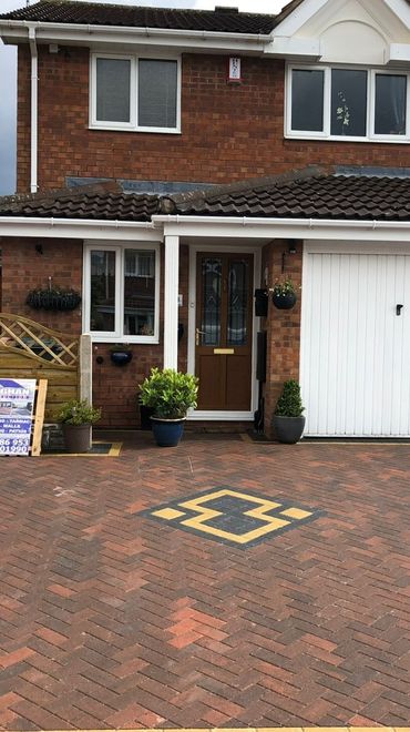 driveway project completed in stoke on trent