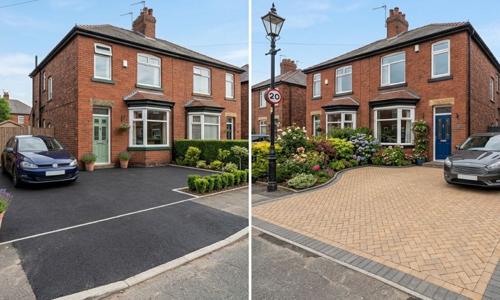 Tarmac or block paving