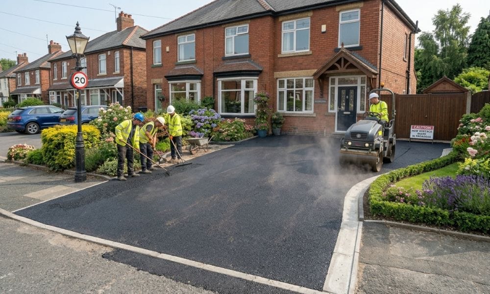 Tarmac or block paving