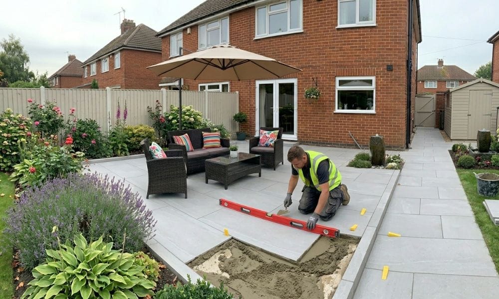 patio installation stoke on trent