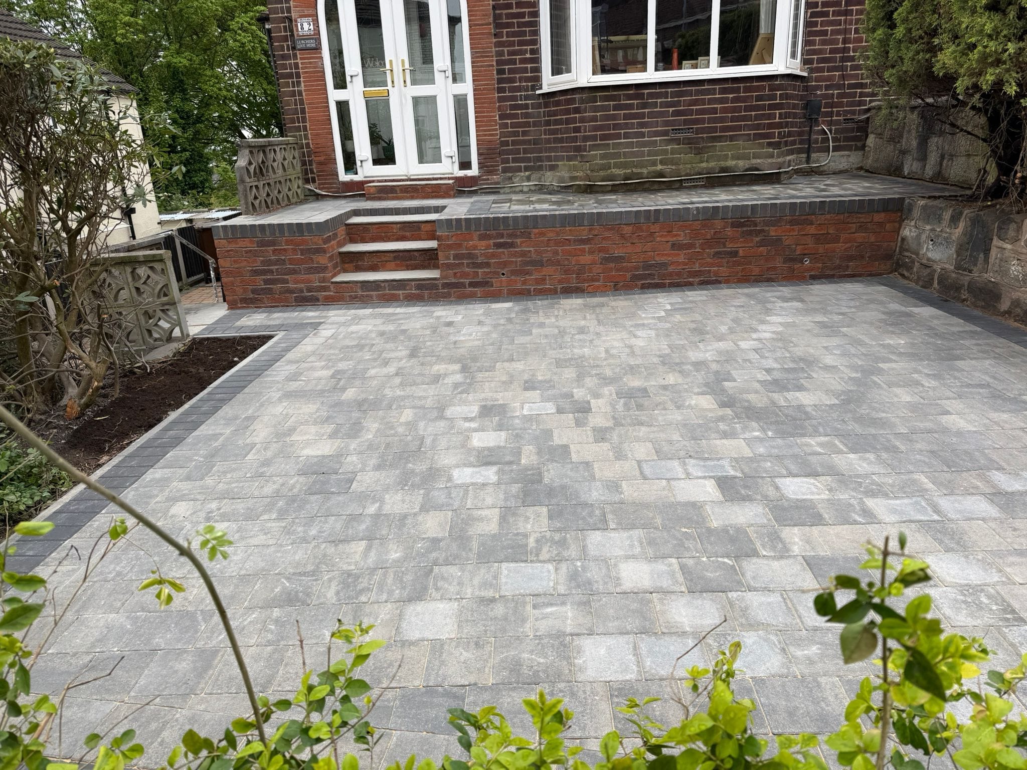 driveway after