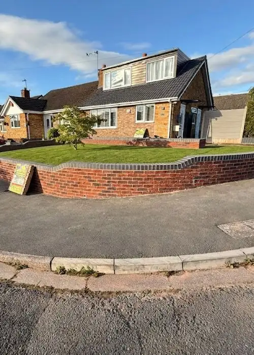 Garden Wall Rebuild & Raised Flower Bed: Stoke-on-Trent
