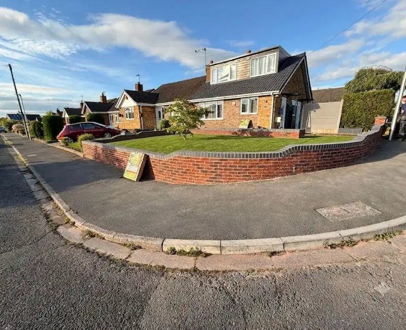 The same driveway after Maughan Construction finished